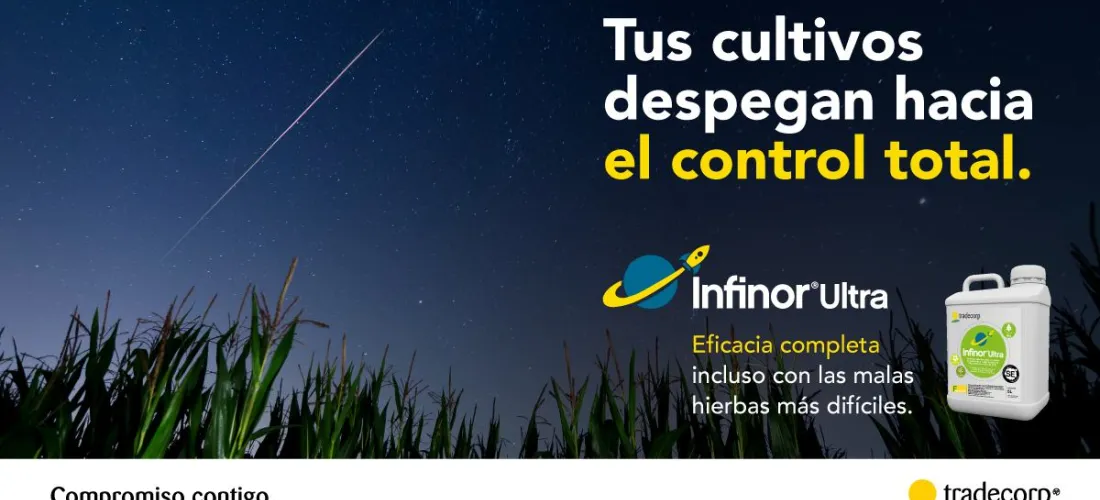 Tradecorp presenta Infinor® Ultra, un herbicida exclusivo de maíz de gran efectividad en el control de gramíneas y malas hierbas difíciles.